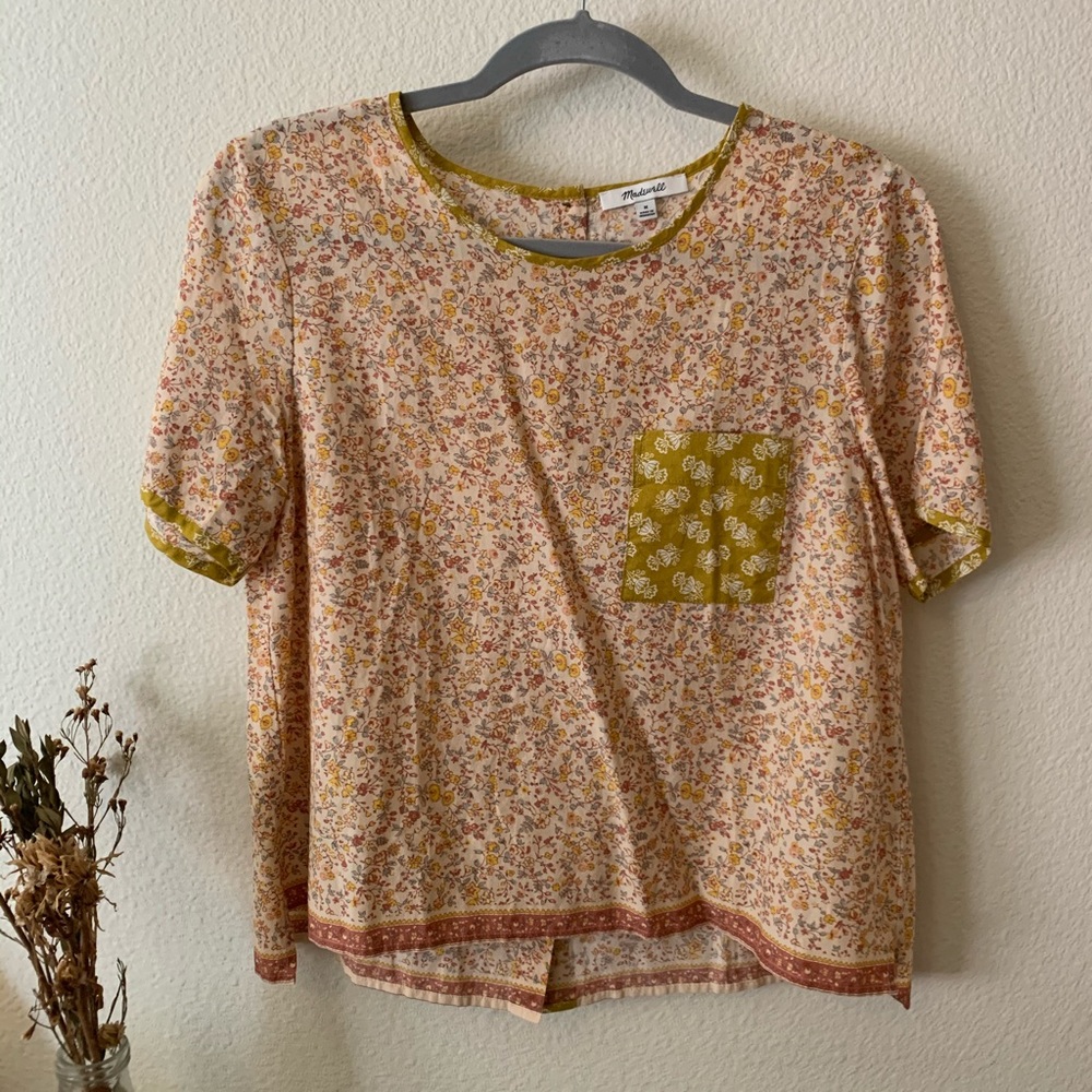 madewell t-shirt blouse